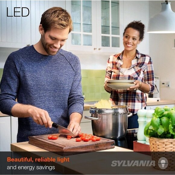 SYLVANIA ECO LED A19 Light Bulb, 60W Equivalent, Pack of 24, Daylight (5000k) - Picture 2 of 7